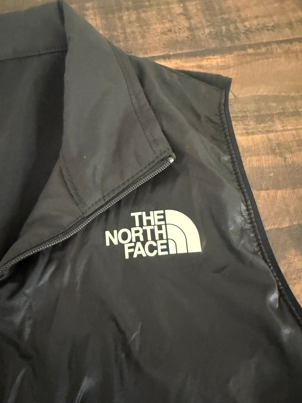 The North Face Women’s Medium Black Lightweight Running Wind Vest Full Zip